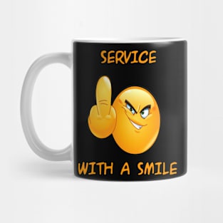 service with a smile Mug